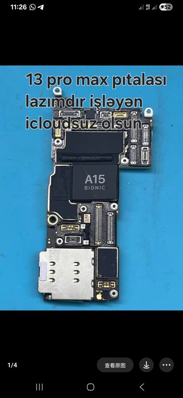 iphone 14 pro en ucuz: IPhone 13 Pro Max üçün ana plata lazımdır iCloud kilidi olmayan işlək
