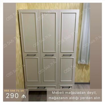 Dolablar: Yeni, 3 qapılı Düz dolab, Qarderob, paltar dolabı lalafo.az -da Dolablar: Yeni, 3 qapılı Düz dolab, Qarderob, paltar dolabı
