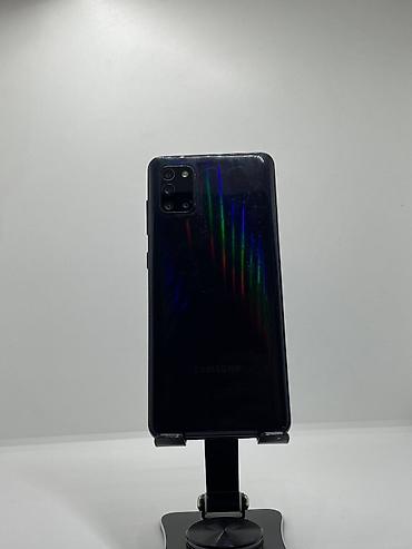 Уюлдук телефондор жана аксессуарлар: Samsung Galaxy A31, Колдонулган, 64 ГБ, түсү - Көк, 2 SIM — 4