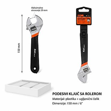 KMT Tip klešta za orahe – podesivi ključ 150 mm (SKU: 9363580, EAN: )