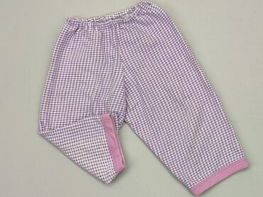 spodnie w kratę do spania: Spodnie dresowe, 3-6 m, stan - Dobry