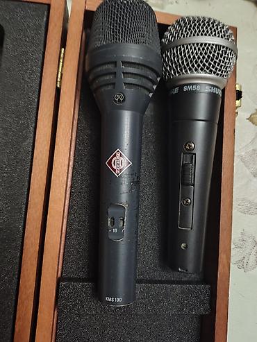iphone notebook: Neumann KMS 100 və Shure SM58 mikrofonları - Neumann KMS 100: Səhnə — 4