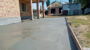 клееный брус дома под ключ проекты цена: Бетонирование площадок и отмосток у частных домов - Устройство