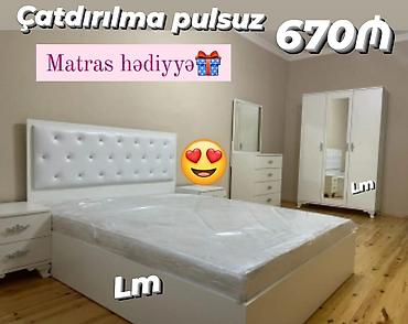 dösek: Yeni, İkinəfərlik çarpayı, Matras ilə, Siyirməsiz — 1