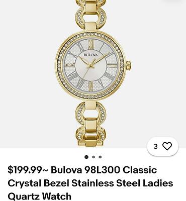 наручные часы bulova: Классические часы часы, Bulova, Женские, Б/у — 1