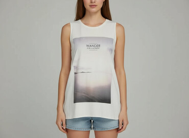 t shirty printing near me: Pimkie, Top damski, rozmiar L