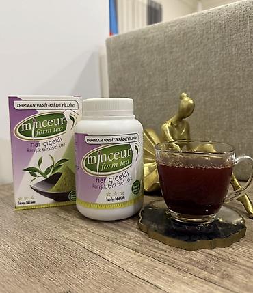 çaylar: Minceur Form Tea – nar çiçəyi aromalı qarışıq bitkisel toz — 1