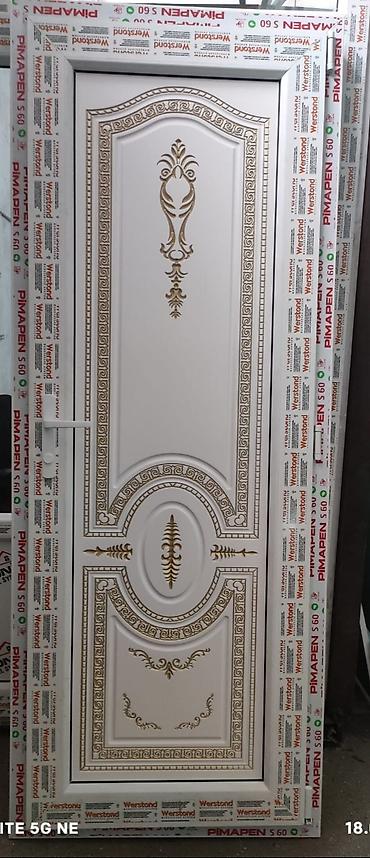 Plastik qapılar: Yeni Plastik qapı 70x200 sm Zamok və çərçivə ilə, Zəmanətli, Ödənişli quraşdırma, Ödənişli çatdırılma — 23