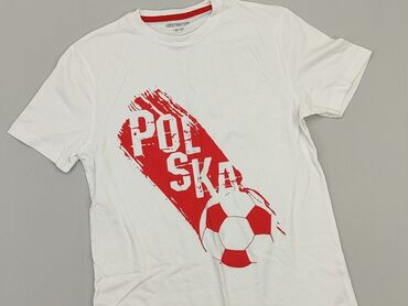 biala koszulka z dlugim rekawem: Футболка, Destination, 14 р., 158-164 см, стан - Ідеальний