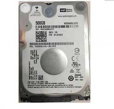 Hard diskovi, eksterni diskovi: Western Digital WD5000LUCX – 2.5" HDD, 500 GB - Kapacitet: 500 GB - — 13