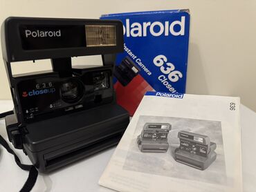 polaroid fotoaparat: Polaroid 636, yenidir. İşlədilməmişdir,cızıqsız,retro polaroid,işlək