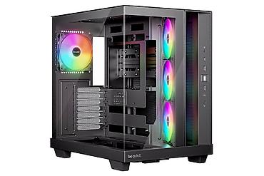 ventilyator su ile: 🔥 Be quiet! Light Base 500 LX Black (BGW85) korpusu tam panoramik — 2