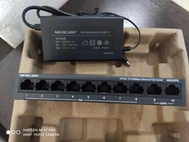 ip камеры 2 1 мп night vision: POE 8+2 Mercury . 
Продаю пое хабы 8+2 Новые