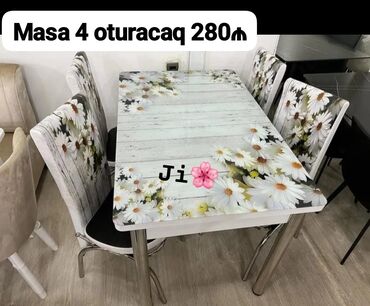 metbex stol stulları qiymetleri: 🇹🇷Turkiye istehsali. Metbex masa desti Masa 4oturacaq Masa 80*130