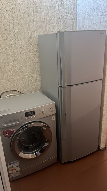 куплю холодильник бу в рабочем состоянии: Б/у Холодильник Toshiba, Трехкамерный, цвет - Серый