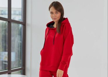 толстовка двойка: Спорттук костюм, Толстовка, Шым, Made in KG, Оверсайз, 3XL (EU 46)