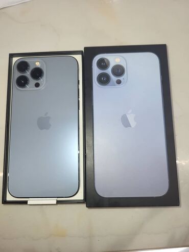 айфон 13 прл: IPhone 13 Pro Max, Б/у, 256 ГБ, Sierra Blue, Коробка, 80 %