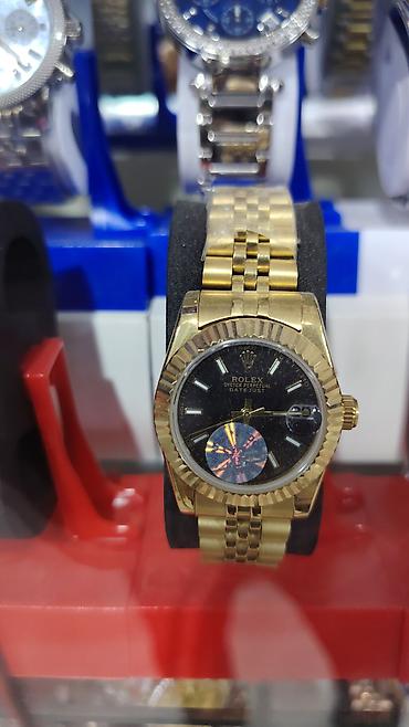 oyster saat: Rolex Oyster Perpetual Datejust – qızılı rəngdə qol saatları - — 8