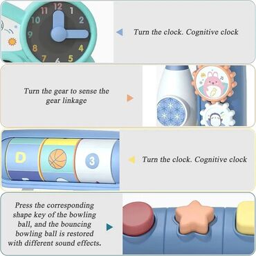 Dečije sportske igračke: Dečiji sportski set 5 u 1 – interaktivna multifunkcionalna igračka za — 9