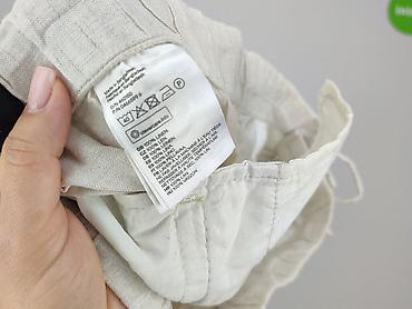 lniana: H&M, Spodnie materiałowe damskie, rozmiar 3XL — 5