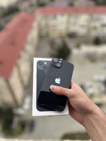 Apple iPhone: IPhone 13, 128 GB, Midnight, Zəmanət, Simsiz şarj, Face ID