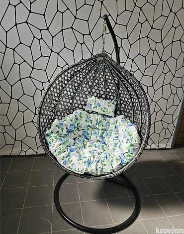 Ležaljke i ljuljaške: Ljuljaska jaje ATHENY XXL korpa Prelepe i UNIKATNE boje -Jastuci su — 5