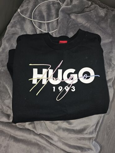 original boss majice: Hugo Boss, XS (EU 34), S (EU 36), Jednobojni, Sa ilustracijom, bоја - Crna