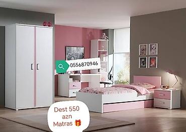 tek termolar: Oğlan və qız üçün, Yeni, Təknəfərlik çarpayı, Tumba, Yazı masası, Dolab — 3
