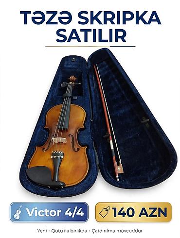 Victor skripka 4/4 seti - Ölçü: tam ölçü 4/4 - Brend/model: Victor - lalafo.az -da Victor skripka 4/4 seti - Ölçü: tam ölçü 4/4 - Brend/model: Victor -