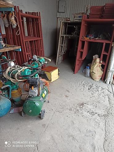 Аренда инструментов: Бетонамешалка, компрессор, отбойный малаток, леса, стойка моналитное — 3