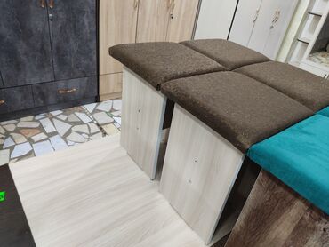 Кухонные столы и стулья: Кухонный стол и стул, Новый, Бесплатная доставка, цвет - Бежевый — 13