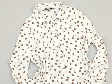 białe bluzki bawełniane z długim rękawem: Koszula Damska, Top Secret, M, stan - Bardzo dobry