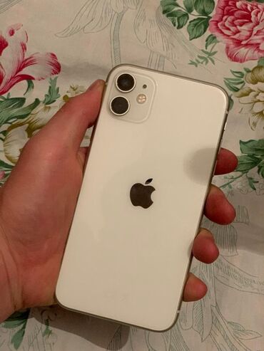 сколько стоит бу айфон 11: IPhone 11, 64 ГБ, Ак, Заряддоочу түзүлүш, Коргоочу айнек, Каптама, 96 %
