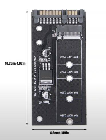 kompi: M2 to SATA переходник
Новый
SSD
В комплекте шуруп и втулка