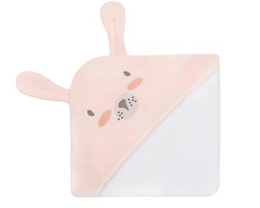 motor: KikkaBoo Peškir sa kapuljačom 90x90 cm – Rabbits in Love - Nežan — 1