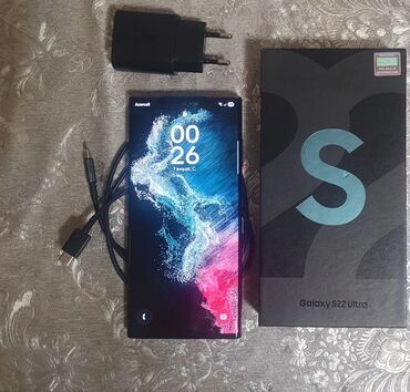 Samsung: Samsung Galaxy S22 Ultra, 256 GB, rəng - Qara, Sənədlərlə — 8