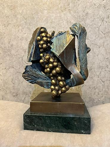 Heykəlciklər: Bürünc heykəl – abstrakt kompozisiya - Material: bürünc döküm — 3