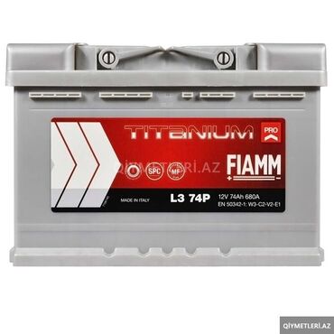 Akkumulyatorlar: Akkumulyator FIAMM İtaliya istehsalı olan FİAMM markalı — 5