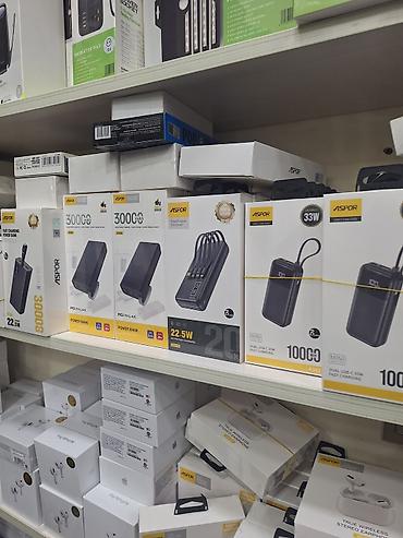mini powerbank: ASPOR A361 Power Bank – 10 000 mAh, 33W sürətli doldurma 40manat, — 1