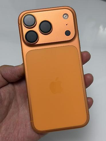 oneplus ace: IPhone 17 Pro, Б/у, 512 ГБ, Оранжевый, Защитное стекло, Чехол, Кабель, 92 % — 2