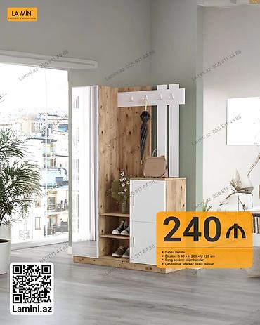Ev və bağ: Dəhliz Dolabı – La Mini - Ölçülər: D 40 × H 200 × U 120 sm - Material — 1