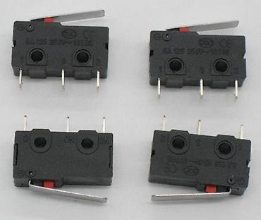 torbe za alat: MIKROPREKIDAC 20 X 10 X 6MM SA POLUGOM | Mikroprekidac AC 125V-250V — 3