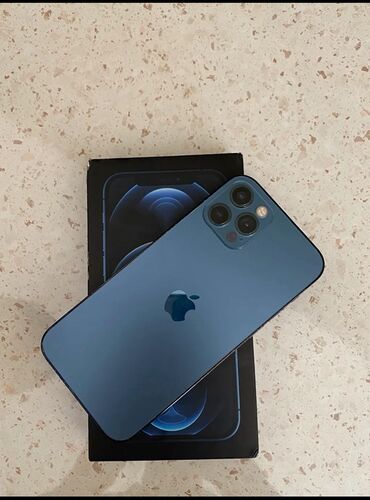 poco f6 qiymeti: IPhone 12 Pro, Синий, Face ID
