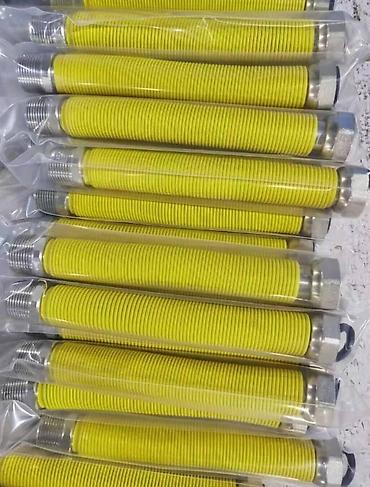 Qaz üçün elastik paslanmayan şlanq - Material: paslanmayan polad