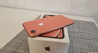 apple iphone gb: IPhone Xr, Б/у, 256 ГБ, Коралловый, Защитное стекло, Чехол, Коробка, 75 %