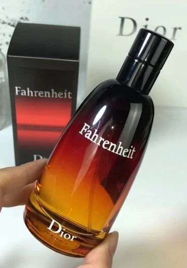 Аксессуары: Dior Fahrenheit 100ml qaliciliqi 7.8 saat Əsl status ətridi ətir