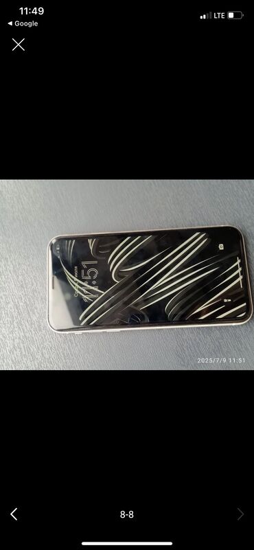 ноутбук 2021: IPhone Xr, Колдонулган, 64 ГБ, Ак, Заряддоочу түзүлүш, Коргоочу айнек, Каптама, 78 %