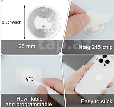 robot pilesos: NFC sticker, coin və kartlar (NTAG 215) Elanı diqqətlə oxumağınız — 4