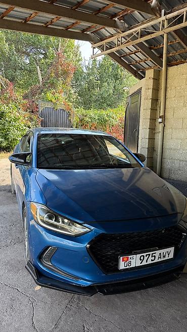 Другие автомобили: Синий Elantra с агрессивным обвесом - Кузов: 4‑дверный седан, яркий — 4