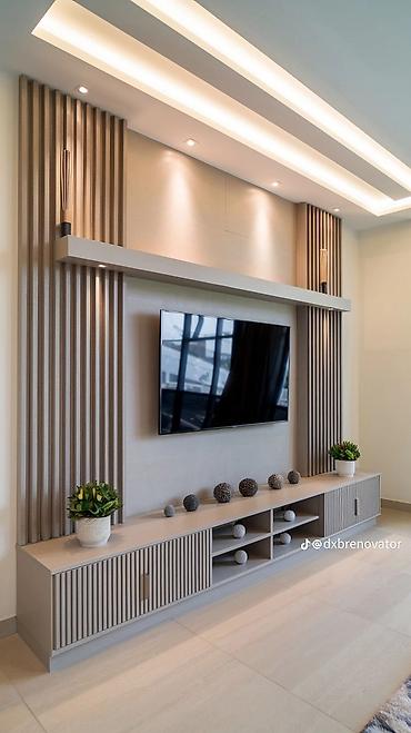 Работы по обшивке: Панельные стены и встроенные решения под ключ для интерьера - Дизайн — 36